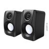USB Wireds Speaker Stereo Subwoofer Sound Box 3.5mm Input USB Power Computer Speaker for Desktop PC