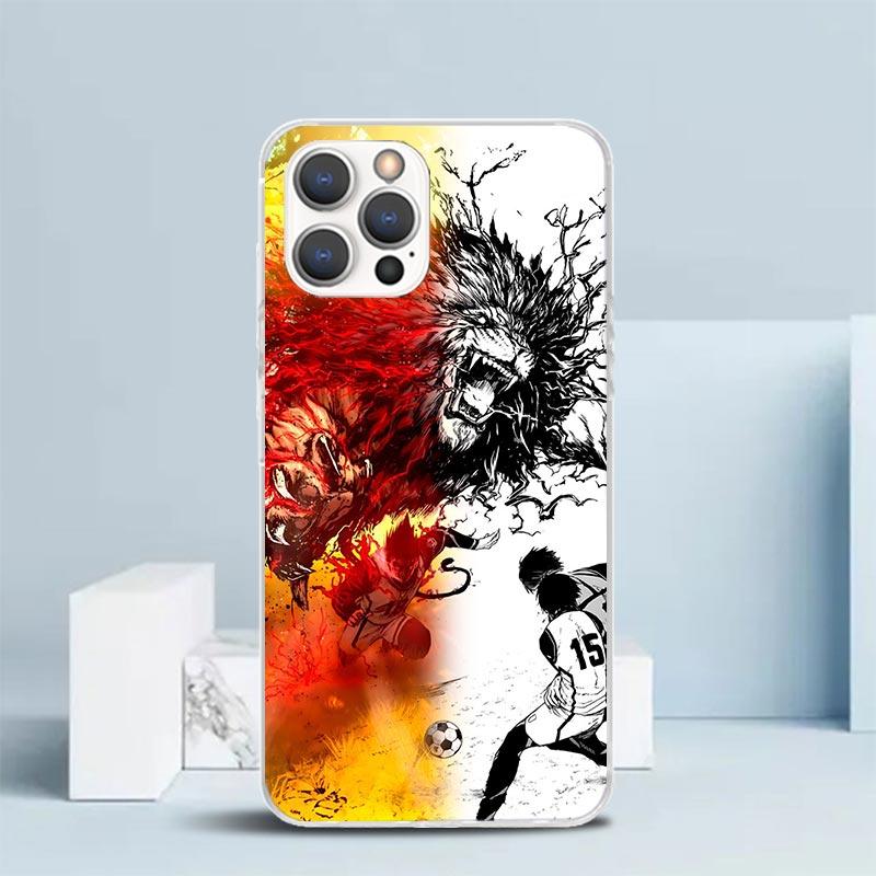 Etui na telefon z motywem anime piłkarskiego Blue Lock Dla IPhone 16 17 Air 16E 15 14 Plus 13 Mini 12 11 Pro Max 7 8 + SE 2020 Miękki tył z TPU