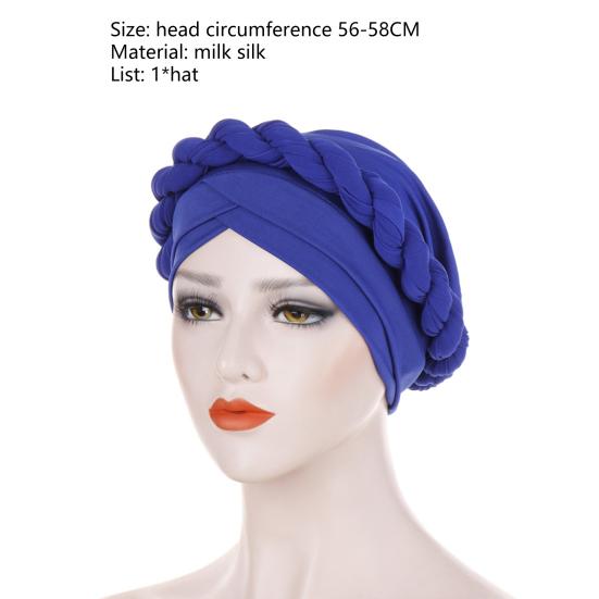 Beanie Hat Braid Dustproof Accessory Stretchy Brimless Indian Hat for Four Seasons