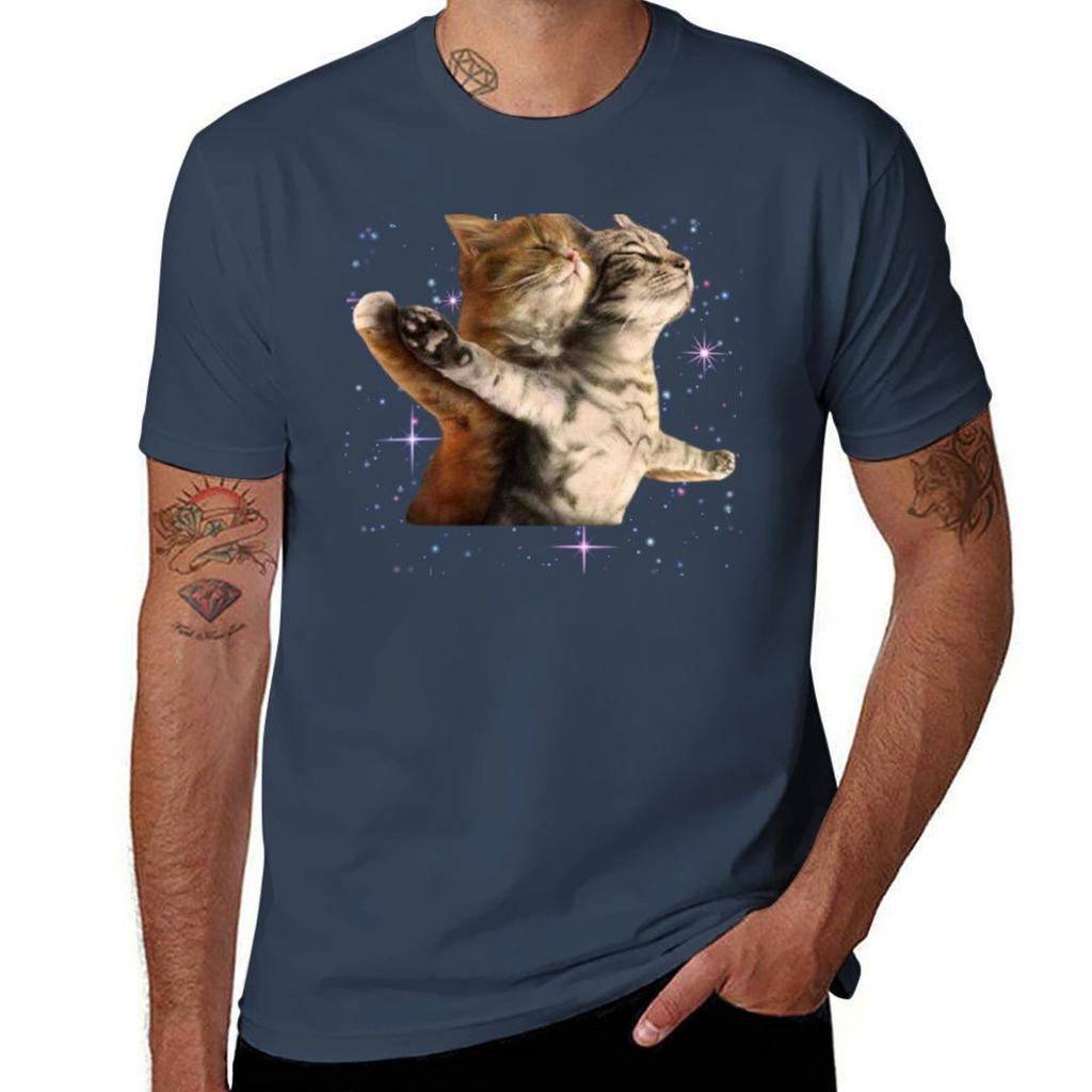 Funny Cats Ideas Tshirt Graphic Print Short Sleeve Tshirt