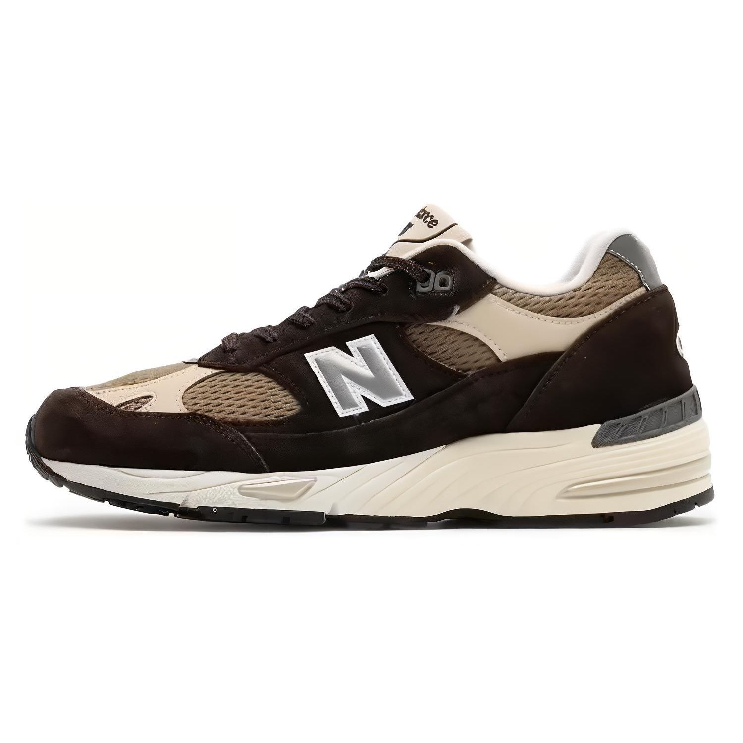 

New Balance 991 Made in England Finale Pack - Мужские кроссовки Delicioso Коричневый, серебристо-норковый, устрично-серый M991BGC 42