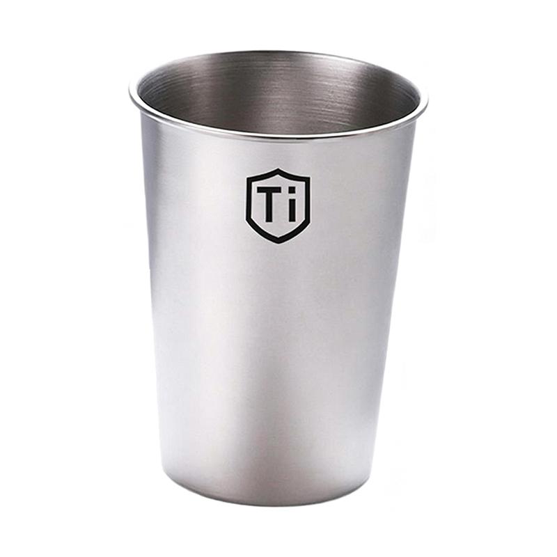 1Pcs Titanium Cup Camping Mug Tourist Tableware Picnic Utensils Outdoor Kitchen Equipment Travel Cooking Cookware