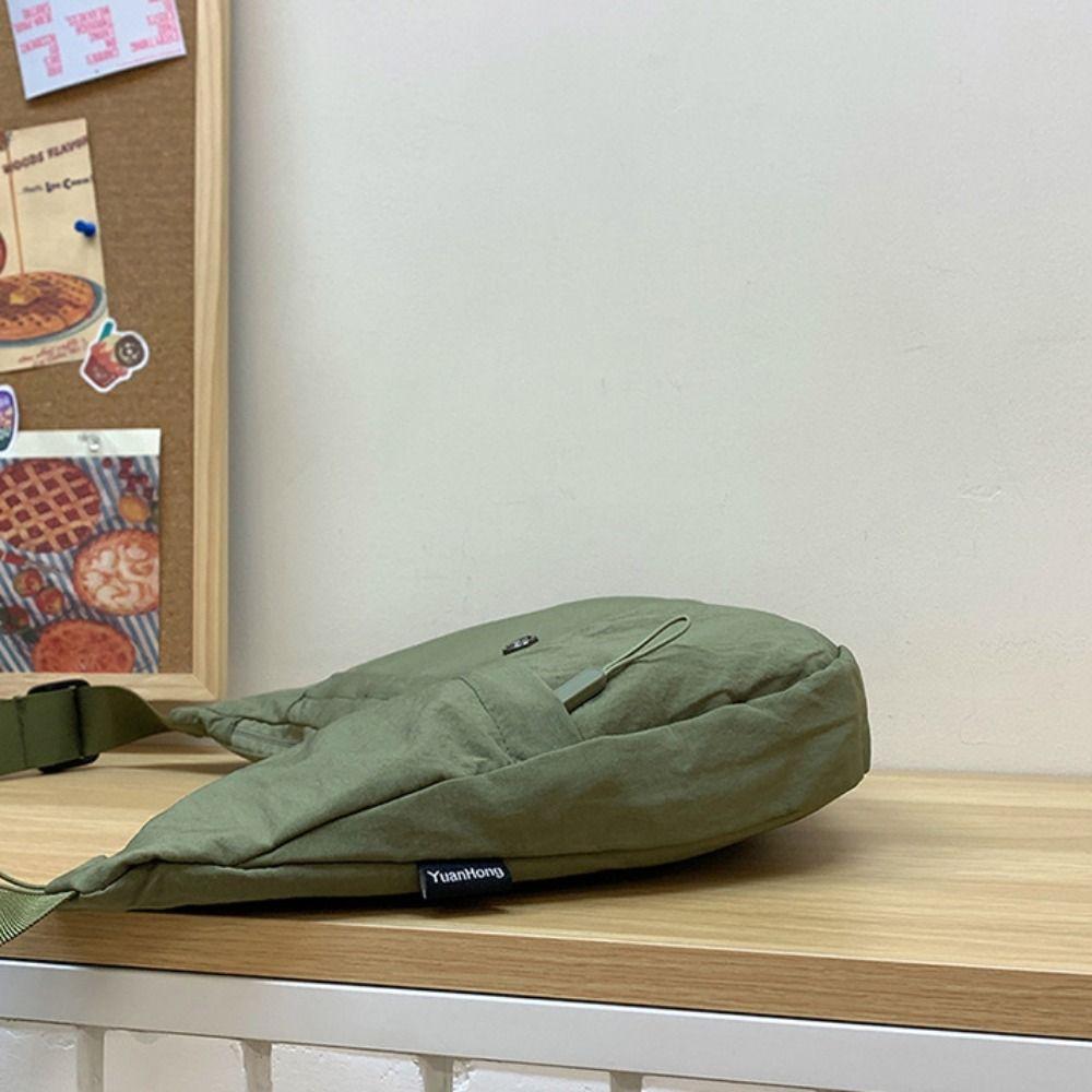 Large Capacity Nylon Crossbody Bag Korean Style Dumpling Bag Oxford Cloth Shoulder Bag  Travel