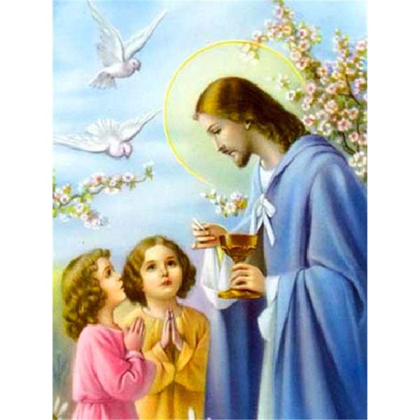 5D Diy Portrait Diamond Painting Jesus Religion Full Diamond Embroidery Cross Stitch Mosaic Christianity Kits Wall Art Decor