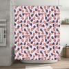 Sunglasses Shower Curtain Beach Vibes Summer Vibes Tropical Pattern Bathroom Decor Waterproof Fabric Home Decoration Coastal The