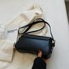 Vintage Shoulder Bag for Woman, Chain Handbag, Black Crossbody Bags, Underarm Bags,