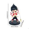 Cartoon Doll Statue Craft Character Sculpture for Indoor Bedroom Living Room red