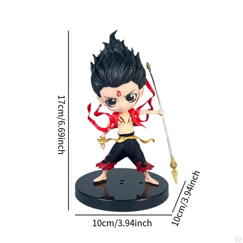 Cartoon Doll Statue Craft Character Sculpture for Indoor Bedroom Living Room red