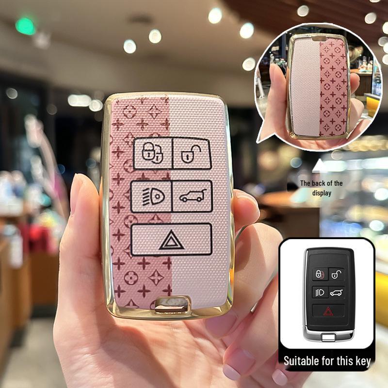 Kompatybilny z pokrowcami na klucze i brelokami do Land Rover, Range Rover Evoque, Discovery 4 Sport, Jaguar XEL, XFL i XJL.