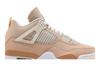 Women's Sneakers Nike Jordan 4 Retro Shimmer (Women's) Shimmer/Bronze Eclipse-Orange Quartz-Metallic Silver