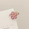 Catch Clip New Crystal Flower Sweet Korean Hairpin Mini Small Crystal Ins Hair Claw Bang Leisure Casual Party Outdoor