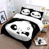 "Bold panda charm bedding." Bedding sets Duvet covers Pillowcases(1* Duvet Cover 2* Pillowcases without duvet insert)