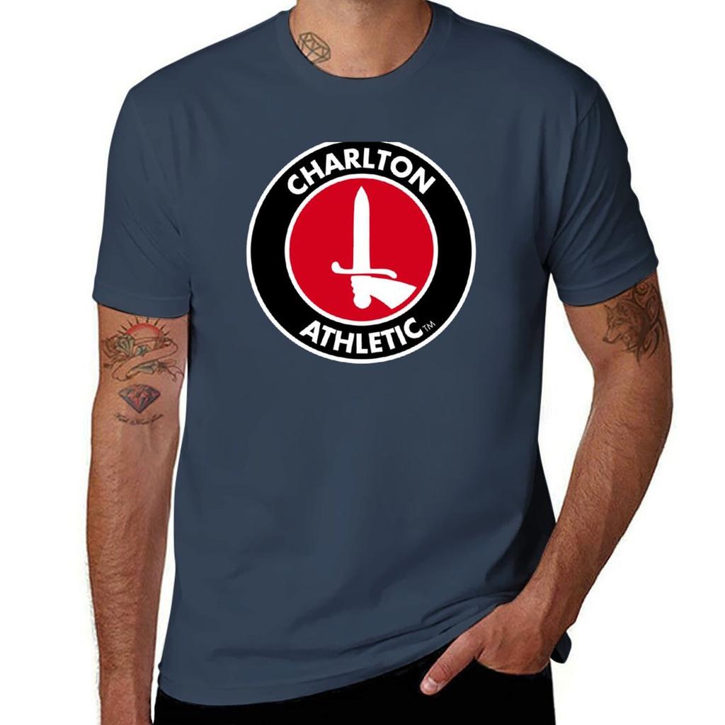 The Charlton Athletic F.C.. Tričko prosté celní estetické oblečení pánská grafická trička anime