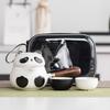 Light luxury panda portable travel tea set, grab a pot, two cups, express cup, high-end business gifts