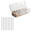 DIZLAS Cable with 7 Cable Cord Organizer Small Item Storage Charger Storage Box Box, White, Ties, Storage, Box, Box,