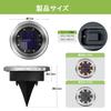 LUTW Solar Lights, Outdoor In-Ground Garden Lights, Small, Automatic OnOff, Solar Panel Charging, IP44 Waterproof, Security Lights, Daylight White,