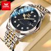 OPK 8170 Brand Men's Watches Business Dress Wristwatch for Man 30M Waterproof Stainless Steel Luminous Luxury Men Quartz Watch