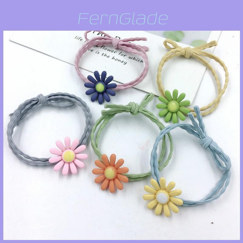 Beautiful Ins Women Daisy Hair Rope Headband With High-elastic Korean Rubber Band