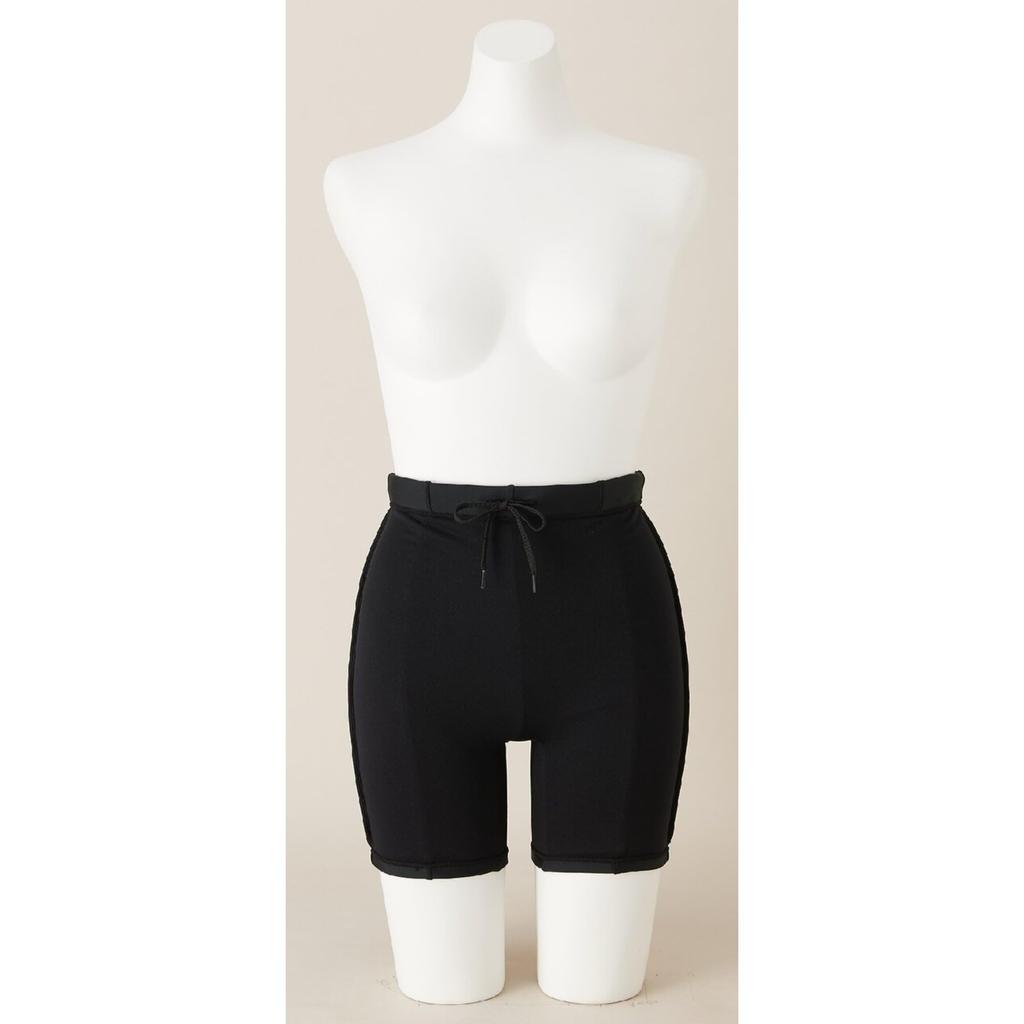 MIZUNO Fitness Leggings L Women's Swimsuit, (3/4 Length), N2JB0370, Color Navy, Size