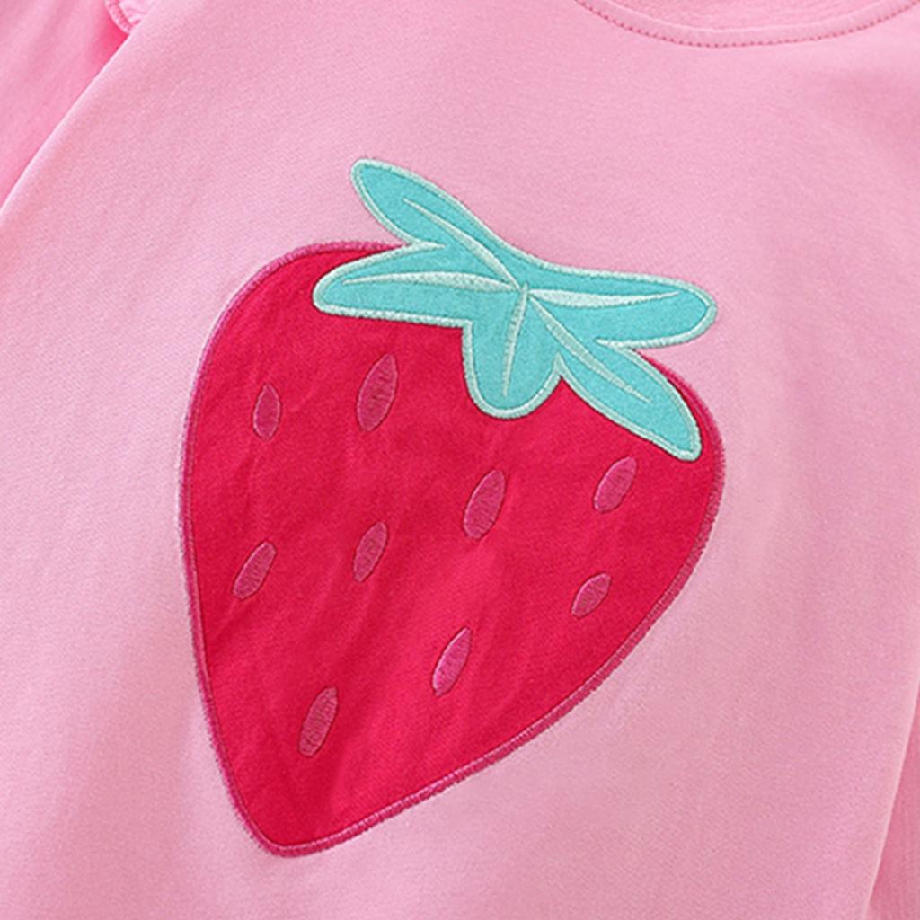 Girls' Casual T-Shirt Top for Toddler Kids with Stylish Design Everyday Wear