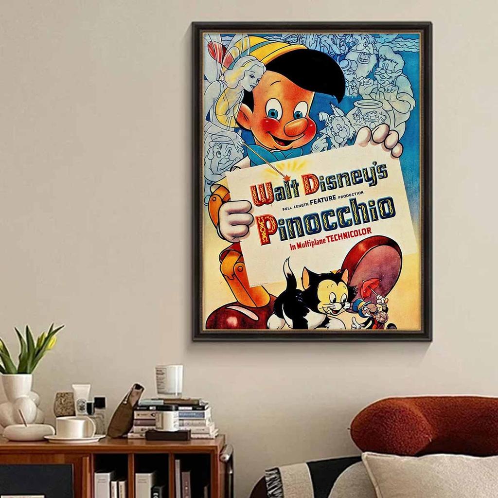 5D Diy Diamond Painting Pinocchio and The Elf Full Drill Rhinestones Mosaic Embroidery Handmade Products Home Decor Gift