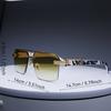 Women Rimless Square Sunglasses Frameless Gradient Ocean Lens UV400 Shade Eyewear Gafas De Sol