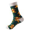 Creative Christmas Socks Cartoon Snow Tree Mid-Calf Cotton Blend Casual Men Women