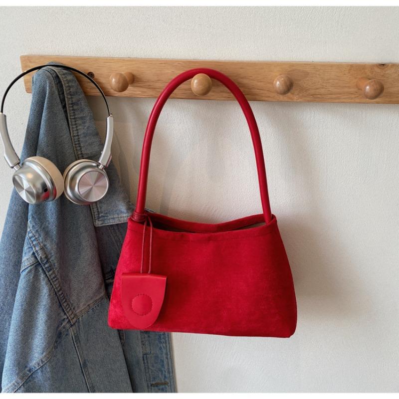 Retro bag women's large-capacity new autumn and winter casual shoulder underarm mother and child bag commuter tote bag