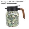 Insulated Teapot with Infuser 1000ml Leak Proof 316 Stainless Steel Floral Pattern Temp Digital Display Coffee Pot for Home Travel