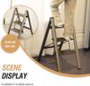 3 Step Ladder, Folding Ladder Stool, Wider Upgraded Non-Slip Treads, Portable Lightweight Ladder for Home and Kitchen, Holds up to 330 Lbs.