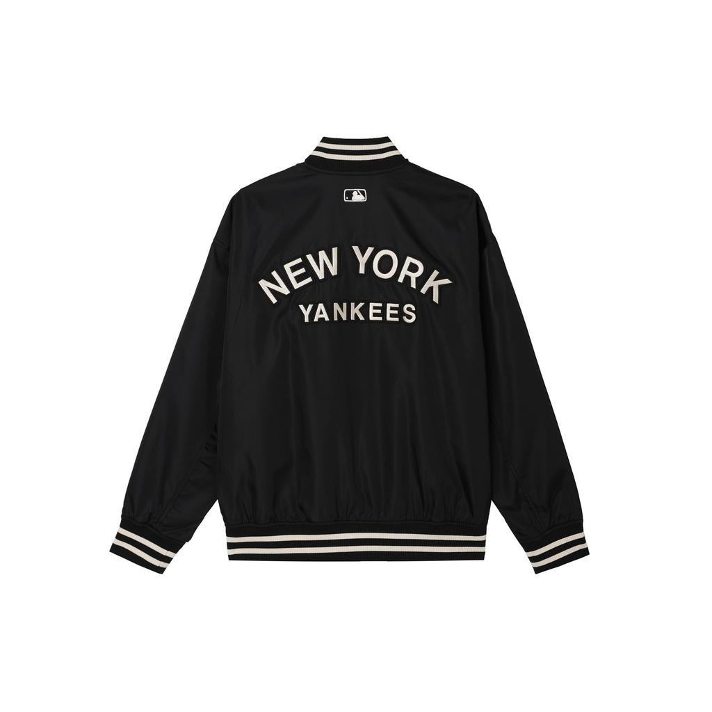Varsity New York Yankees Jumper Baseball Collar Striped Letter American Vintage Long Sleeve Jacket Unisex Jackets Black 3AJPV0344-50BKS