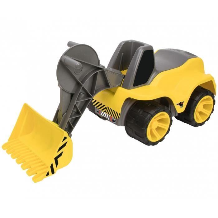 Big Worker Maxi Excavator Carrier - SILVERTORN - Yellow and Gray - For Children Aged 3 and Over - Up To 50 Kg