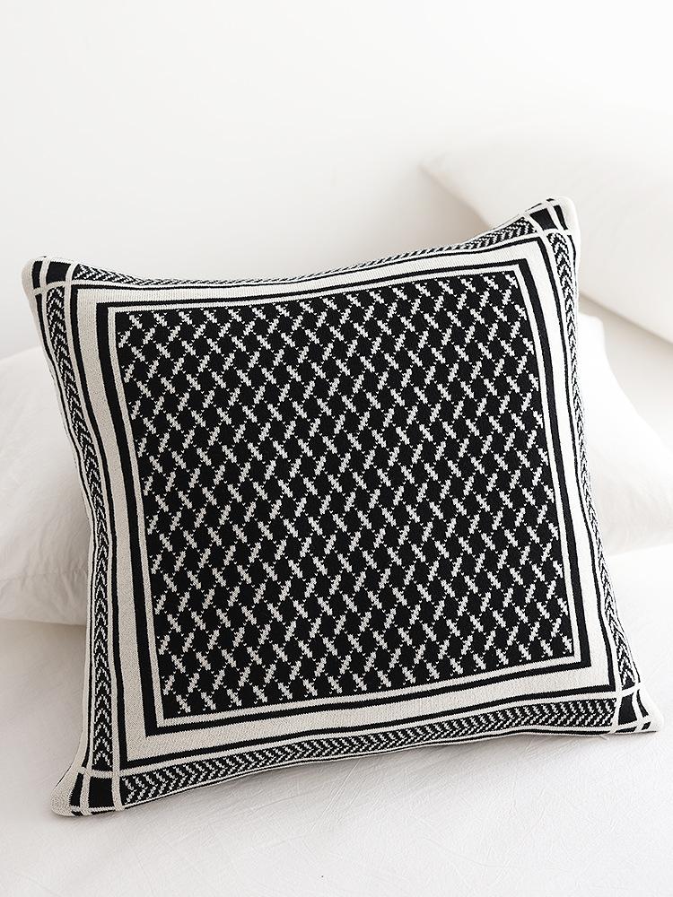 Nordic Blankets for Sofa Knitted Weave Throw Blanket Bed End Cover Office Air Conditioning Room Thickened Office Nap Blankets