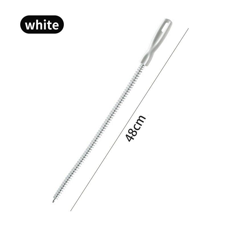 Pipe Dredging Brush Bathroom Sewer Hair Remove Sink Cleaning Brush 48/71cm Drain Cleaner Bendable Flexible Cleaning Tools