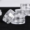 5/50/100pcs 5g Clear Cream Jar Cosmetic Bottles Containers Pot Sample Bottle For Nail Arts Small Clear Can Tin For Balm