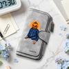 Halloween Pumpkin Print Long Wallet Fashion Multi Slot Card Holder Casual Portable Daily Purse