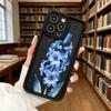 Blue Hyacinth Dragonfly Watercolor Anti-Slip TPU Phone Case For Xiaomi Redmi Note 15 14 13 12 11 10 9 Pro Full Protective Cover