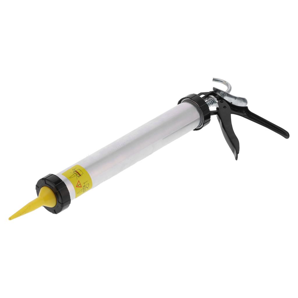 Caulking Gun Aluminum Alloy Cylindrical Lever Type Manual Sealant Glue Filling Tool 15703