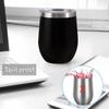 12 oz Leak-proof Replacement Cup Lid (Fits Internal Diameter 2.9 "12 oz Stainless Steel Travel Coffee Cup) White 4PCS