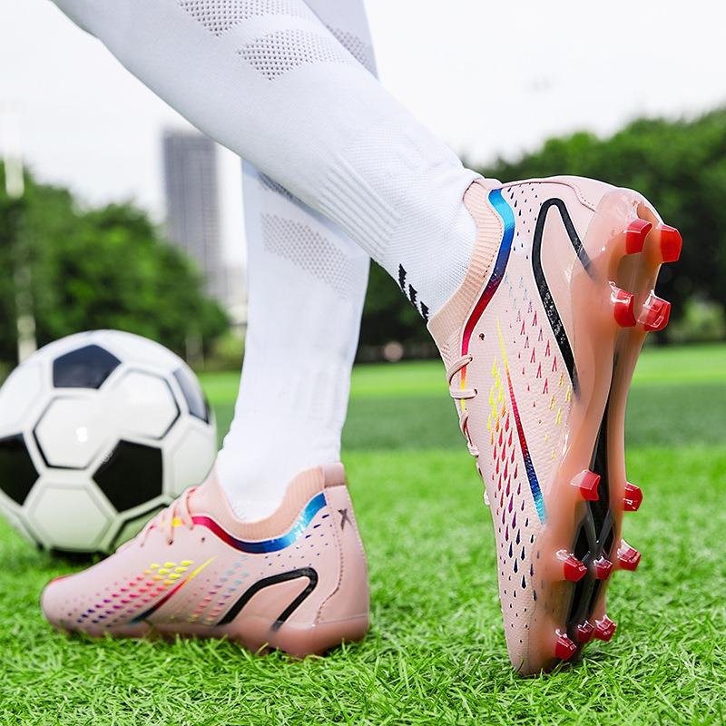 Football shoes men's 2 summer breathable children's sneakers long and short nails multi-color youth training sneakers