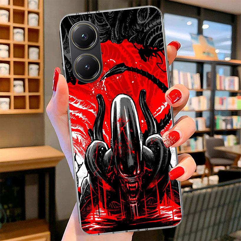 

Cool A-Alien X-Xenomorph Phone Case For Xiaomi Poco F7 Ultra X7 X6 X5 Pro M7 Redmi 15C 15 13C 13 12C 12 10C 10 9A 9C 9T 9 Shell Xiaomi Poco F7 Pro