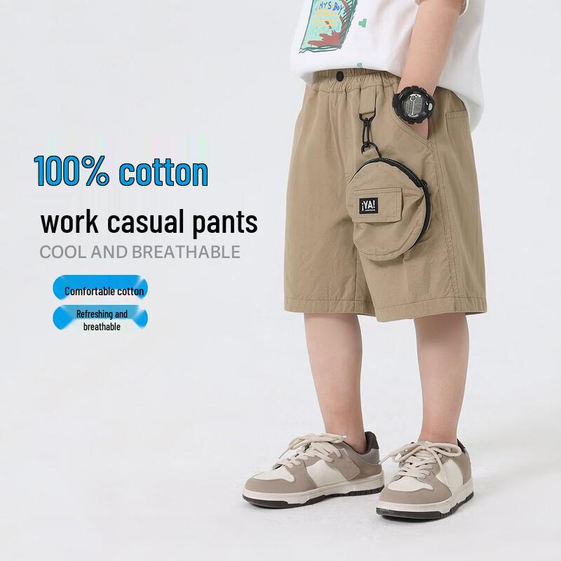 Boys Summer Cotton Cargo Shorts 120