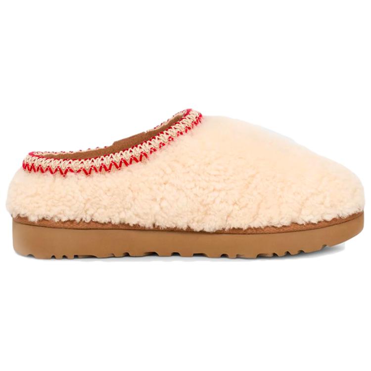 UGG Ciabatta Tasman Maxi Curly - Naturale Scarpe da Ginnastica da Donna Bianche 1158356-NAT