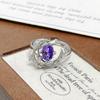 Medieval Court Style Retro Enamel Dripping Oil Ring Female Flower Butterfly Niche Light Luxury High-End Ring