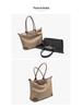 Women's 2024 Autumn/Winter Large Canvas Tote Bag - Commuter & Travel Single Shoulder Bag