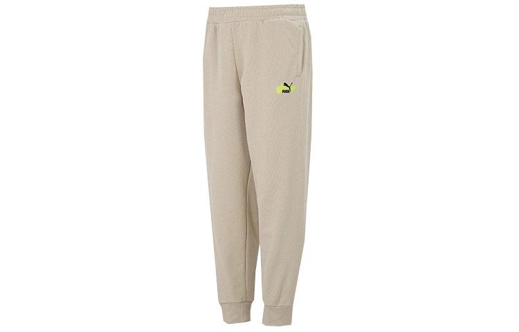 PUMA Knitted Sweatpants Men s Khaki Moderate Sweatpants 536088-64 M