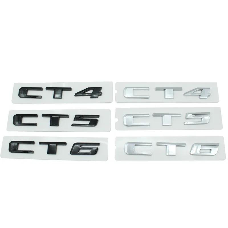 For Cadillac XT4 XT5 XT6 XTS CT4 CT5 CT6 AWD ATS-L 3D Car Rear Trunk Sticker Logo Letters Decals Badge Auto Exterior Accessories