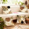 1/4pcs Boho Tropical Palm Monstera Leaf Throw Pillow Covers Modern Abstract Geometric Gold Foil Accent Cushion Cases