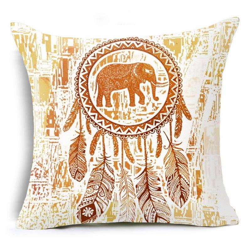 Boho Pillow Cover Dream Catcher Cushion For Home Sofa Chair Decoration Pillowcase Car Ornament