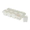 Propagation Tray with Removable Pots, Plastic Nursery Pot Tray Set with Drainage Base for Rooting and Home Gardening Y5GB